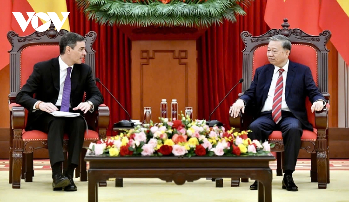 Vietnam wishes to deepen cooperation in all areas with Spain, says Party leader